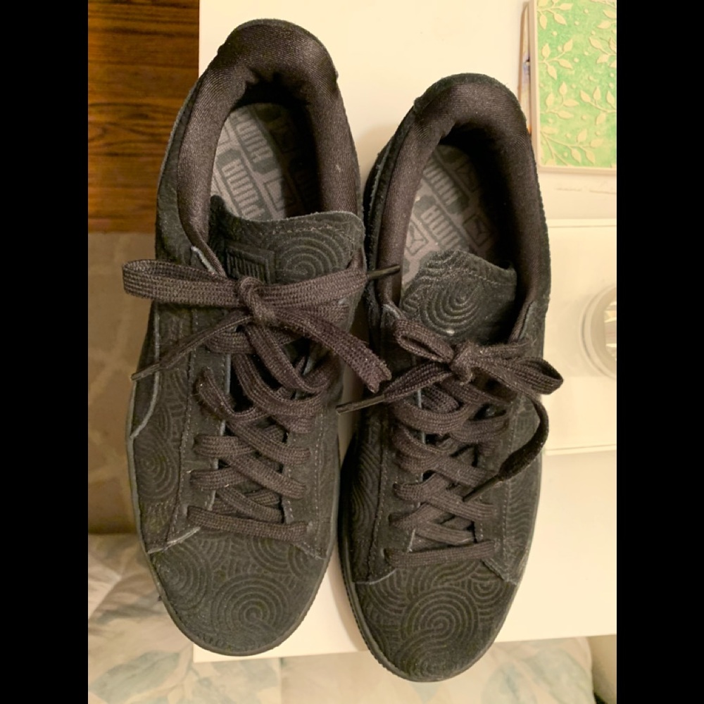 Puma black sneakers